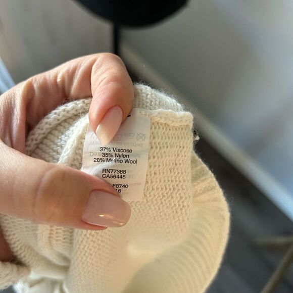 J Crew Cream Turtleneck Sweater - Picture 3 of 3